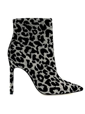 Express Metallic Leopard Booties